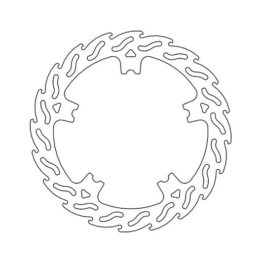 Moto-Master, Flame brake rotor Front left