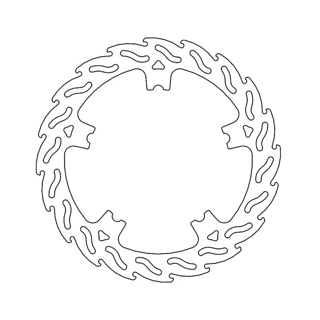Moto-Master, Flame front brake rotor Front right