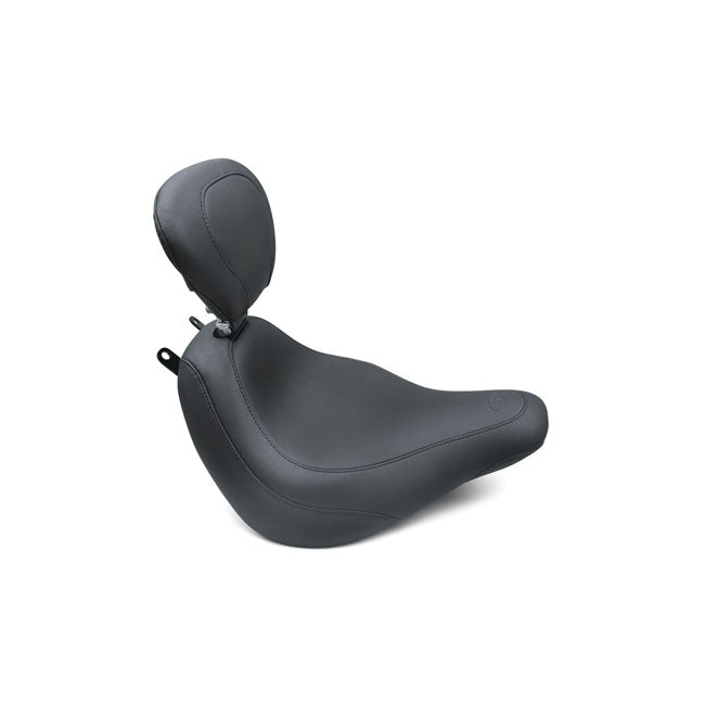 Mustang, Wide Tripper solo seat w/rider backrest