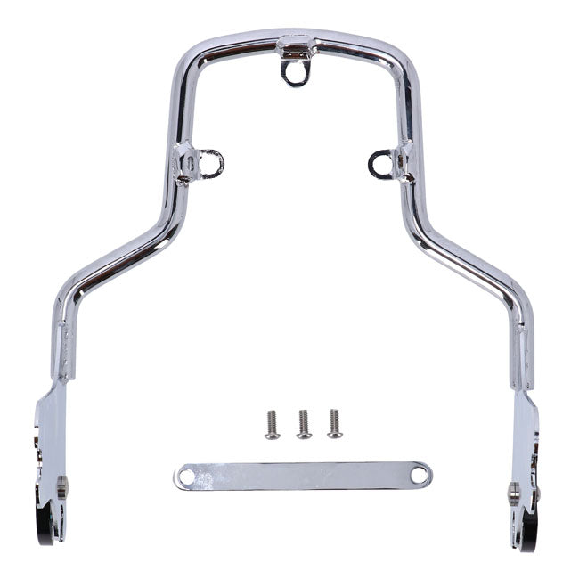 Detachable sissy bar side plates
