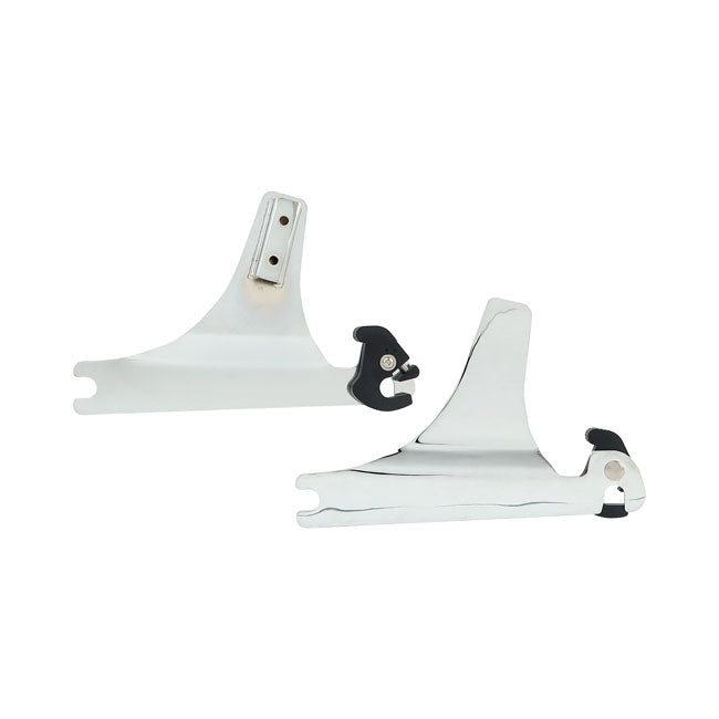 Detachable sissy bar side plates