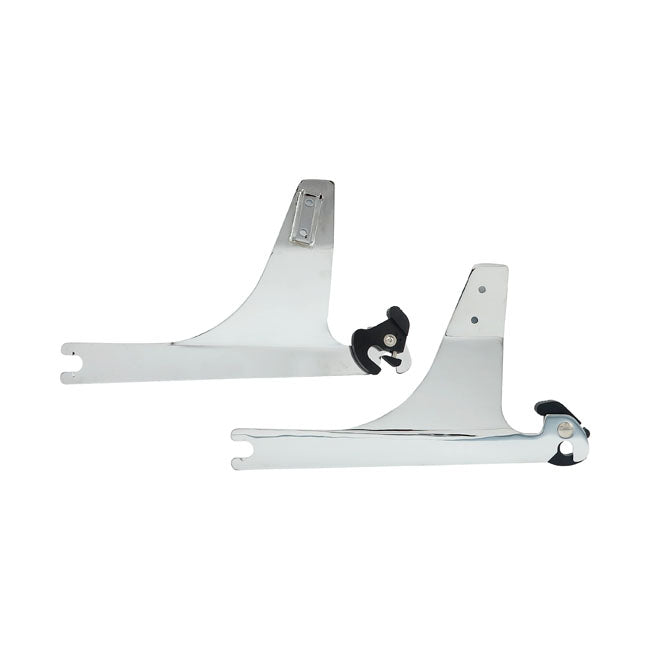 Detachable sissy bar side plates