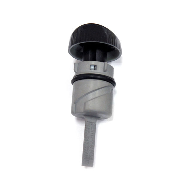 Oil tank fill plug, with dipstick