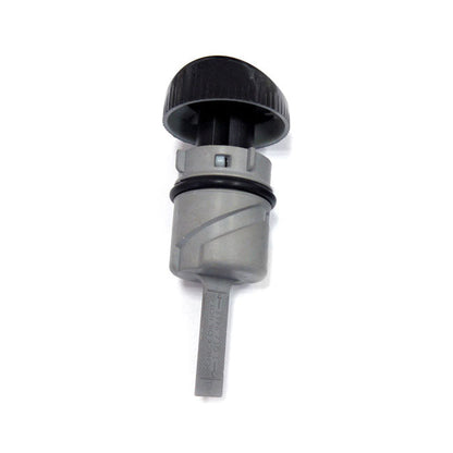 Oil tank fill plug, with dipstick
