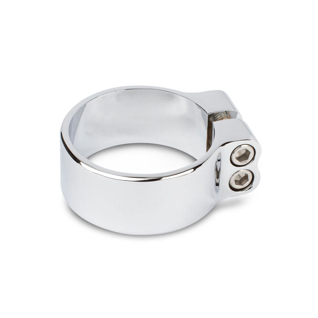 Arlen Ness, Super muffler clamp 2-1/2". Chrome