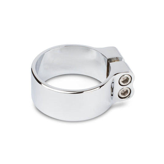 Arlen Ness, Super muffler clamp 2-1/2". Chrome