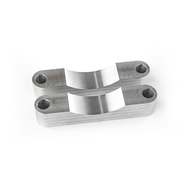 Killer Custom, front fender spacers Raw aluminum