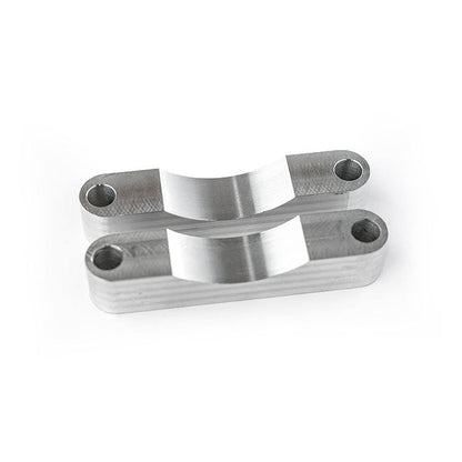 Killer Custom, front fender spacers Raw aluminum