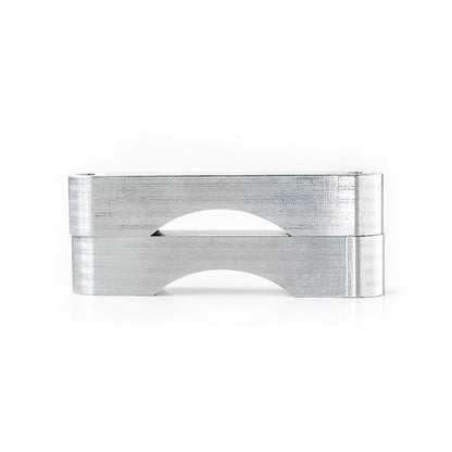 Killer Custom, front fender spacers Raw aluminum