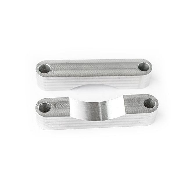 Killer Custom, front fender spacers Raw aluminum