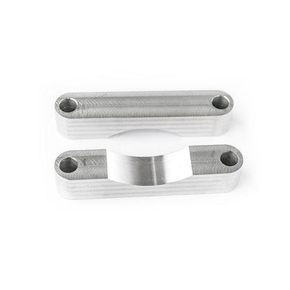 Killer Custom, front fender spacers Raw aluminum