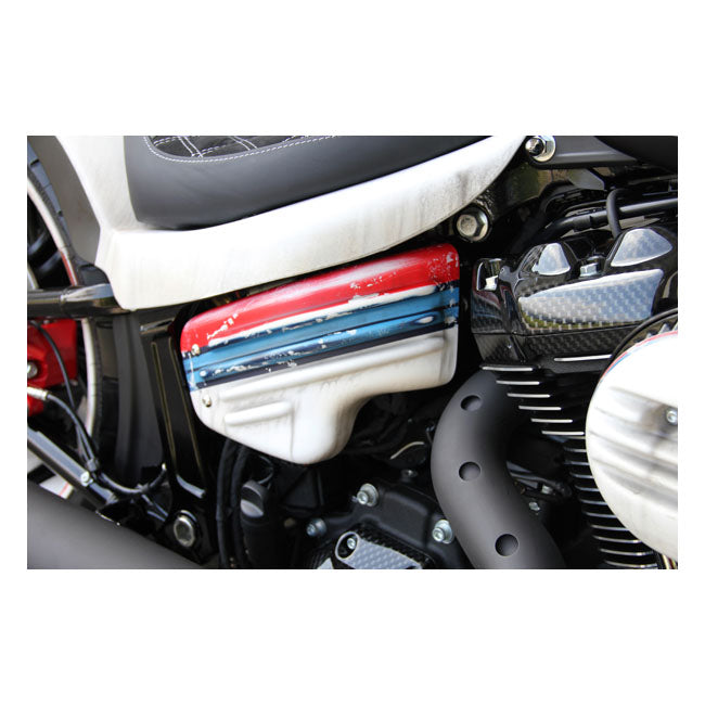 Cult-Werk, side cover set ''Racing''. Gloss black