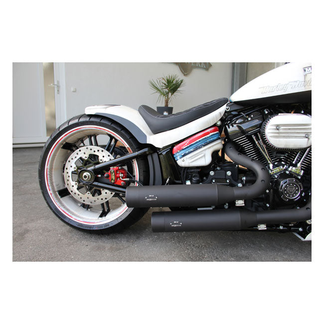 Cult-Werk, side cover set ''Racing''. Gloss black