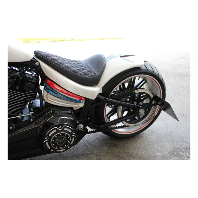 Cult-Werk, side cover set ''Racing''. Gloss black