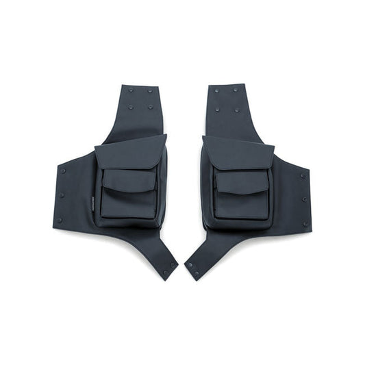 Kuryakyn, saddlebag pouch set. Black