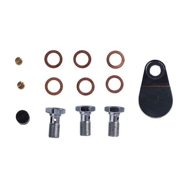Burly Bagger bar cable/line kit 15"