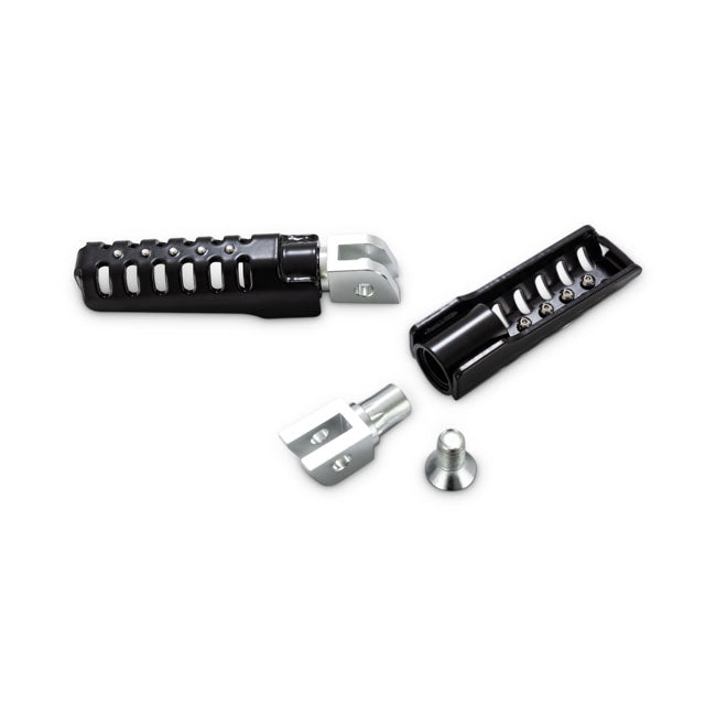 Burly, Razorback passenger foot pegs. Black