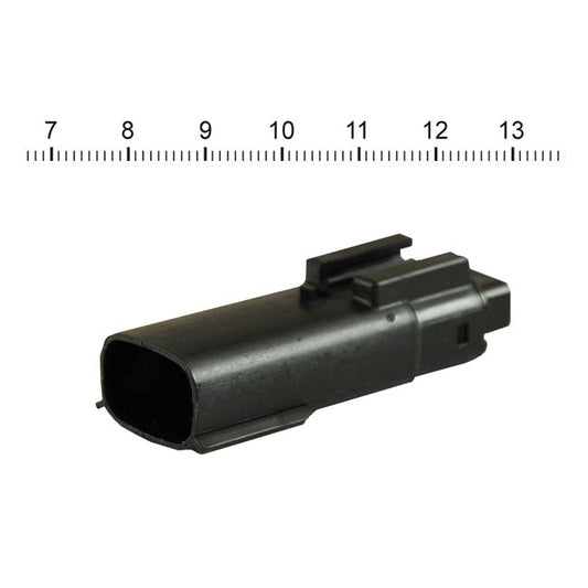 NAMZ, Molex MX-150 connector. Black, receptacle, 3-pin