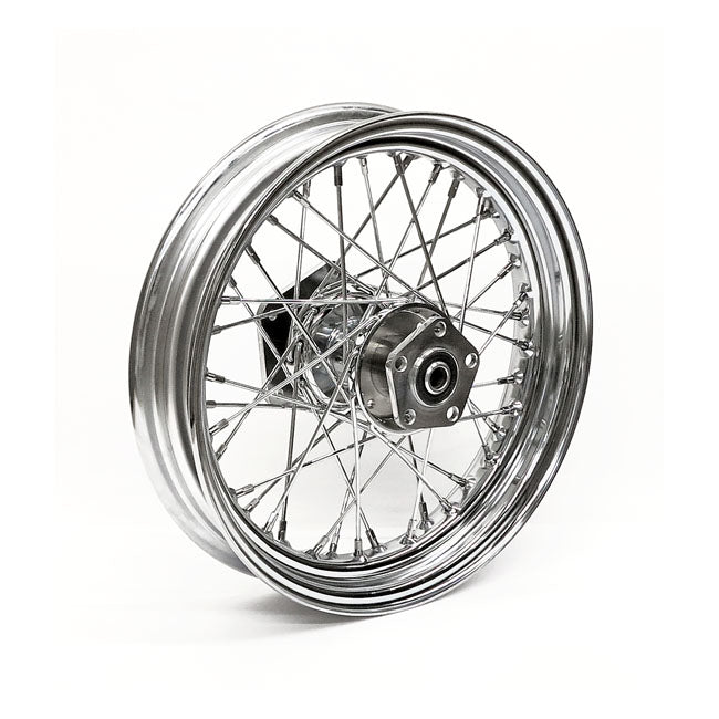 3.00 x 16 rear wheel 40 spokes