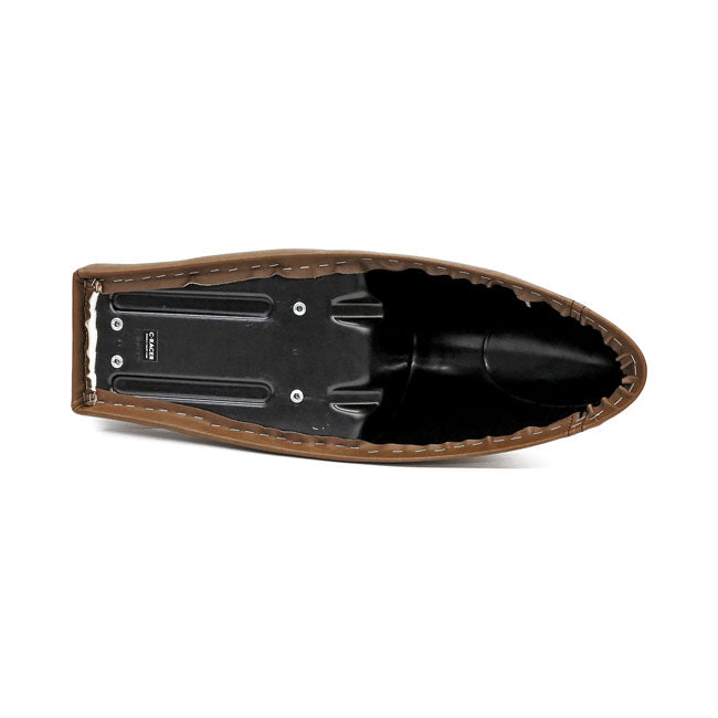 C-Racer, FL Classic solo seat. Long cowl. Dark brown