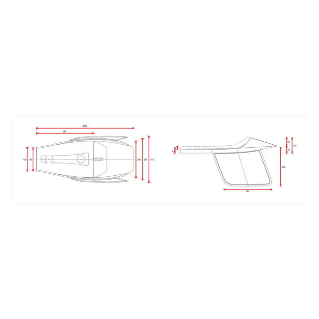 C-Racer, Flat Racer SCR4 seat. Dark brown