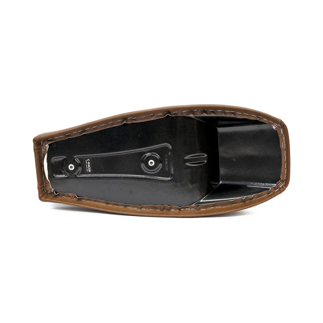 C-Racer, Flat Racer SCR4FC seat fully covered. Dark brown