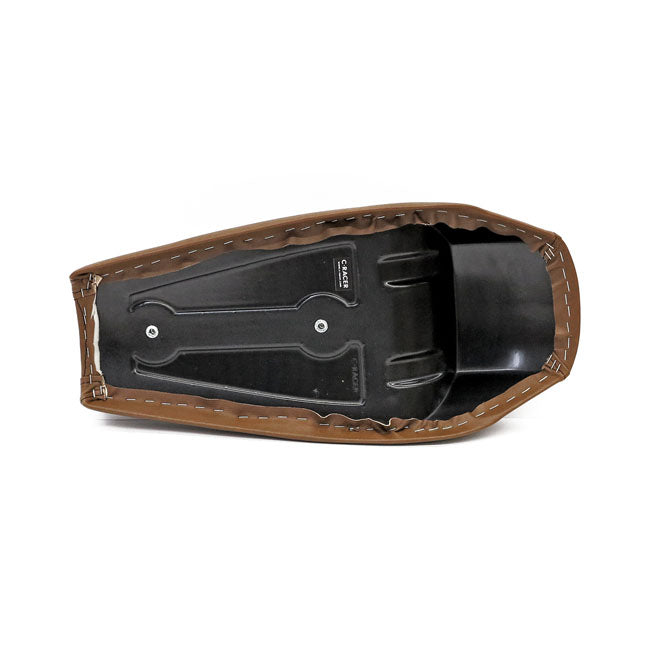 C-Racer, FC Tracer flat track seat. Dark brown