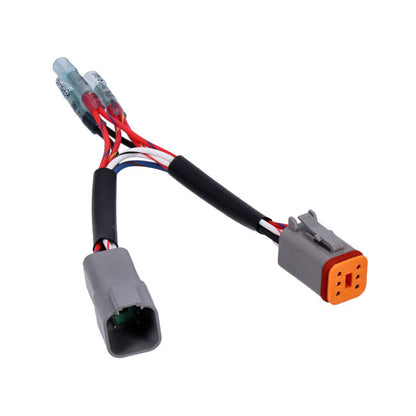 NAMZ,  Y-adapter connector. 6-pin. Gray