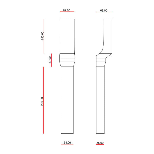 C-Racer Universal fork guards No2