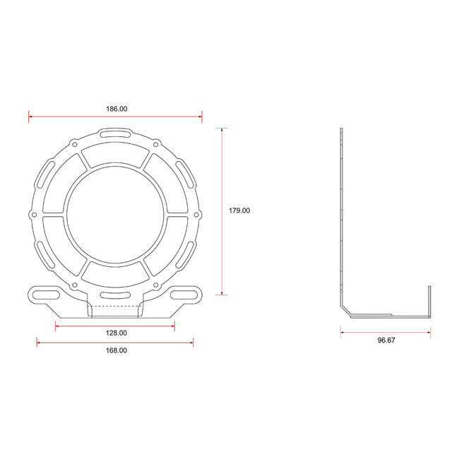 C-Racer universal headlight grill & lens kit No1