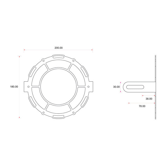 C-Racer universal headlight grill & lens kit No2
