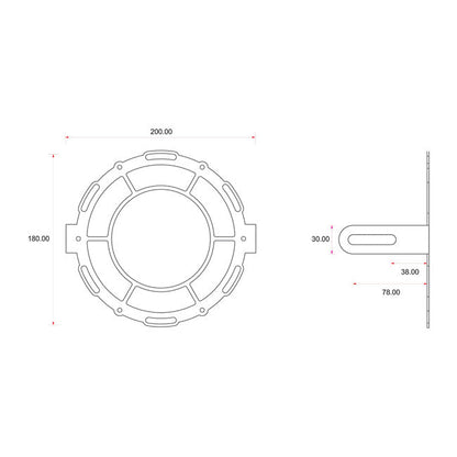 C-Racer universal headlight grill & lens kit No2