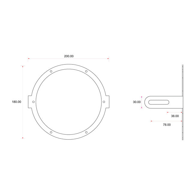 C-Racer universal headlight grill & lens kit No3