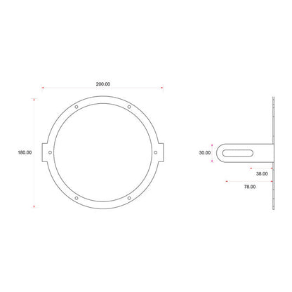 C-Racer universal headlight grill & lens kit No3