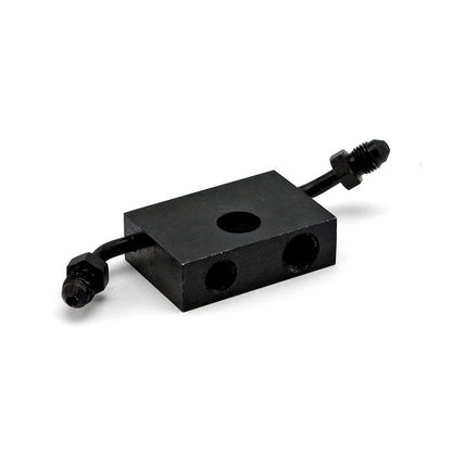 Goodridge ABS adapter front Black plated carbon