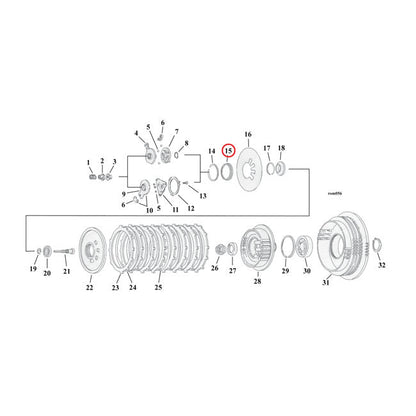 Seat, clutch spring