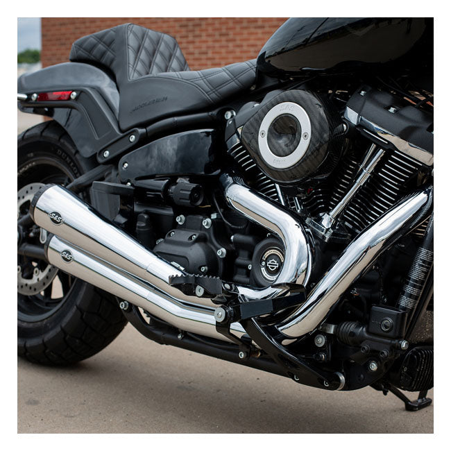 S&S Stealth, carbon teardrop air cleaner kit