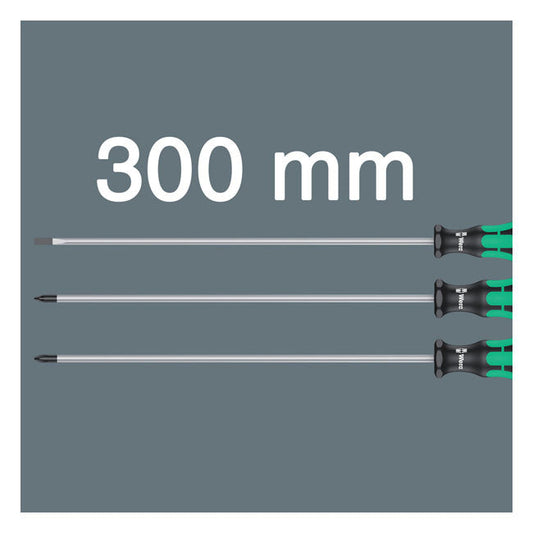 Wera screwdriver set 3 pcs. Kraftform 300 plus extra long