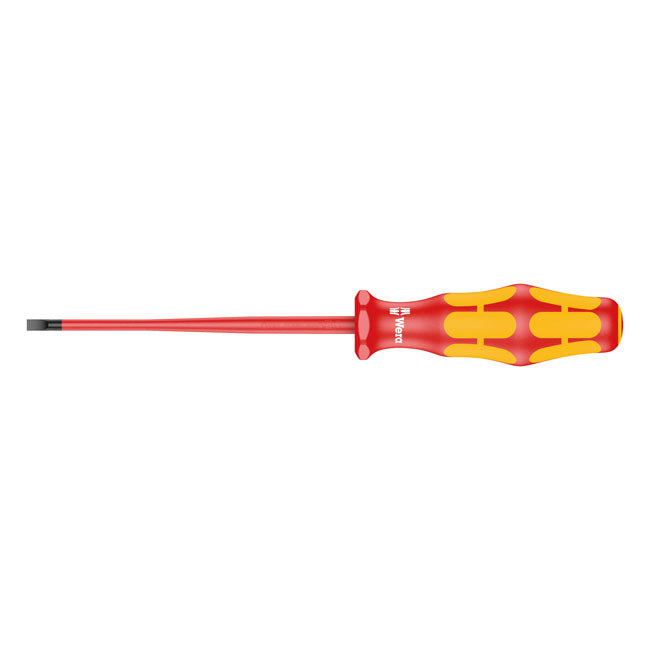 Wera screwdriver VDE Insulated for Slotted screws