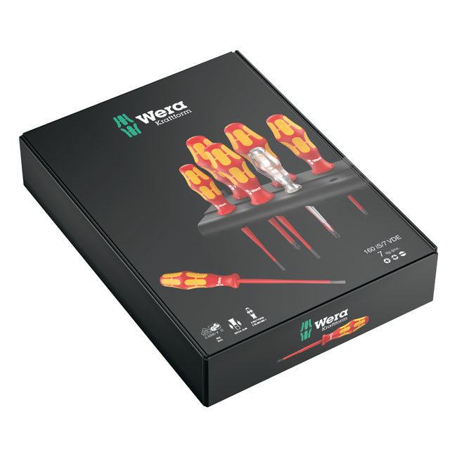 Wera screwdriver & voltage tester kit 7 pcs. Kraftform Plus