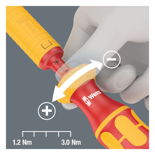 Wera adjustable torque handle VDE Kraftform