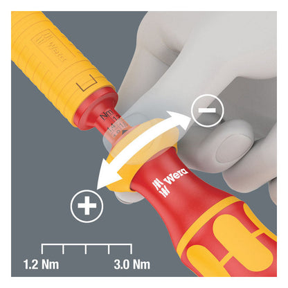 Wera adjustable torque handle VDE Kraftform