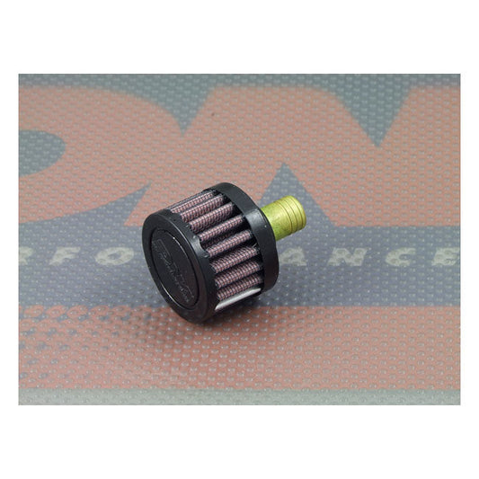 DNA crank case vent filter rubber top male round