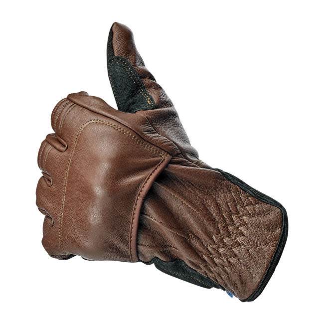 Biltwell Belden gloves chocolate/black