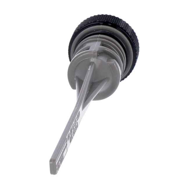 Oil tank fill plug dipstick assembly motor oil