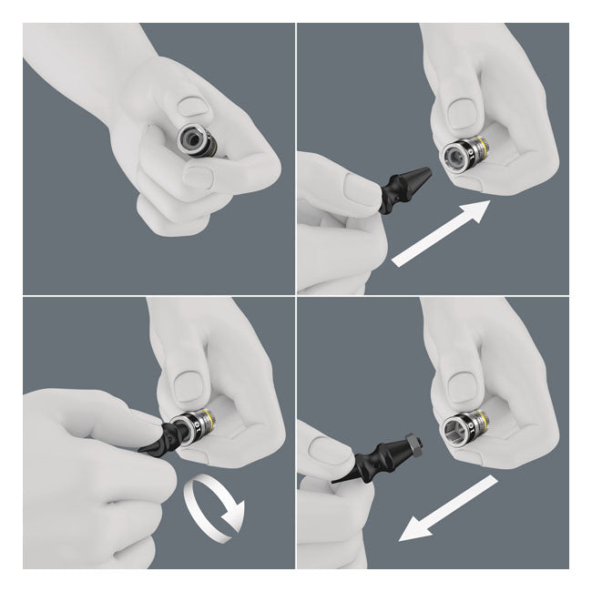 Wera Zyklop ratchet kit 42 pcs. 1/4" drive Metric sizes