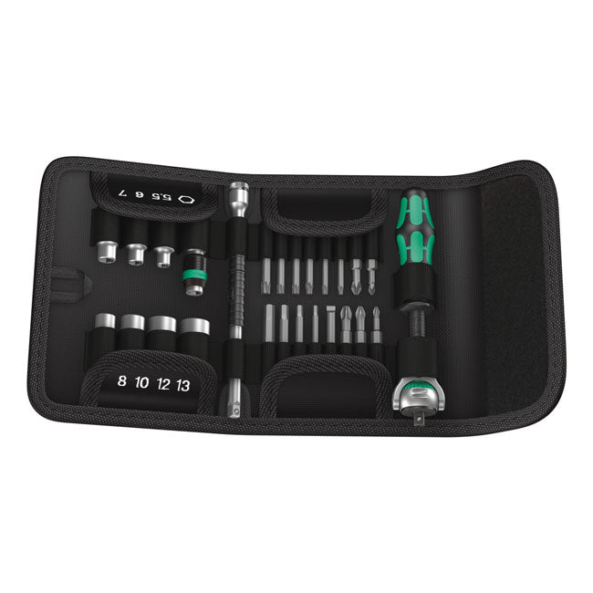 Wera Zyklop speed ratchet kit 26 pcs. 1/4" drive - Metric