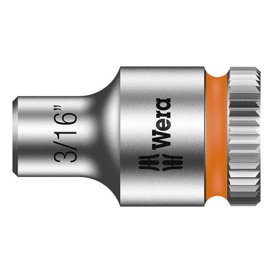 Wera Zyklop 1/4" socket - US sizes 3/16"