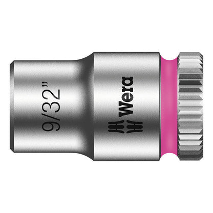 Wera Zyklop 1/4" socket - US sizes 9/32"