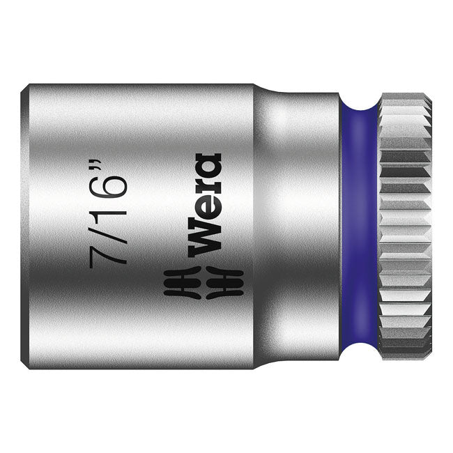 Wera Zyklop 1/4" socket - US sizes 7/16"